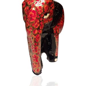 Multicolour Wood Decorative Elephant – Pack of 1