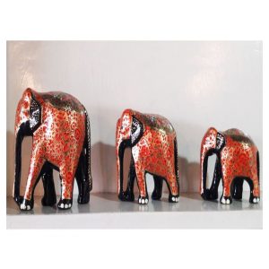 Multicolour Wood Figurines – Pack of 3