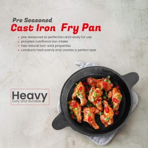 Pre-Seasoned Cast Iron Pan