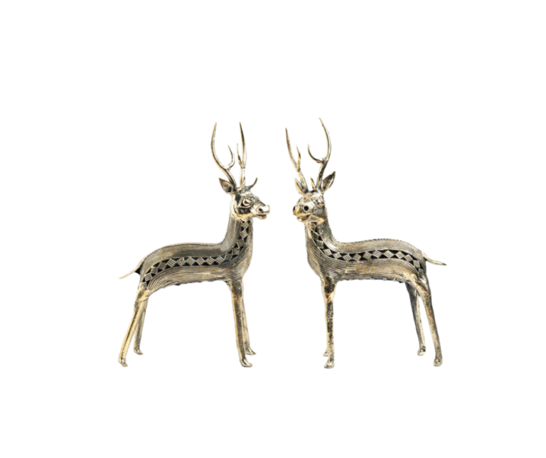 Handcrafted Dhokra Deer Set