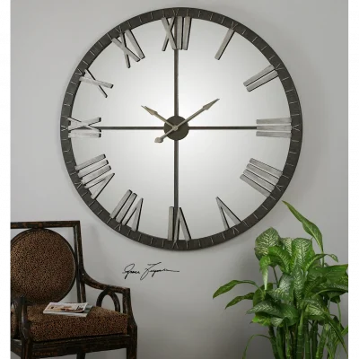 Handcrafted Metal Round Wall Clock