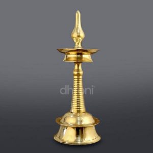 Handcrafted Bronze Oil Lamp 6 Inches
