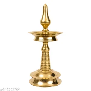 Handcrafted Brass Oil Lamp for Home Decor and Gifting 3 Feet
