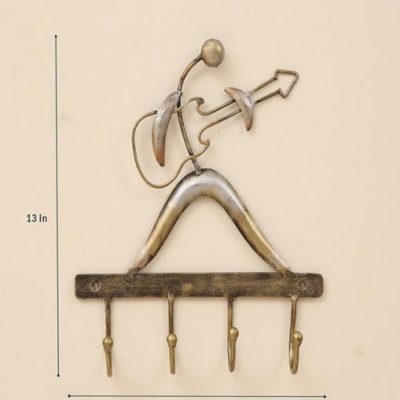 Brown Iron Guitar Hook key holder