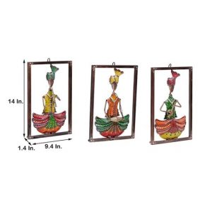 Iron Musician Wall Art In Multicolour for Home Decor and Gifting
