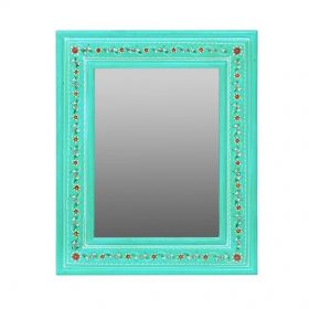 Hand Painted Framed Rectangle Mirror