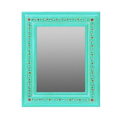 Hand Painted Framed Rectangle Mirror