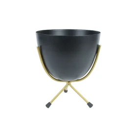 Egg Pot with Stand For Table and Home Decor Black Color