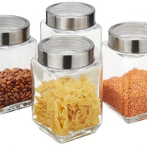 Glass Jar Pickle Jar Storage Quality container 1800 ml