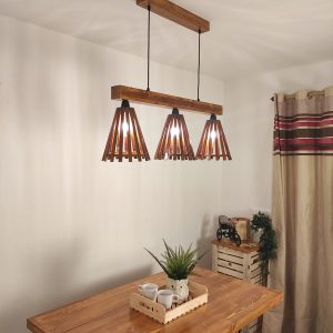 Funnel Brown 3 Series Hanging Lamp