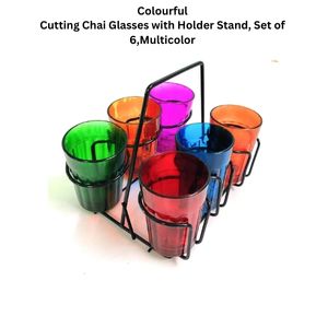 Coloured Chai Glasses