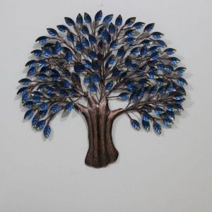Blue Metal Tree Neno 3d Wall Panels Perfect Finishing For Home Decoration