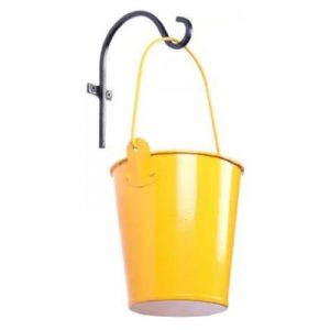 Metal Root Hanging Bucket(yellow)