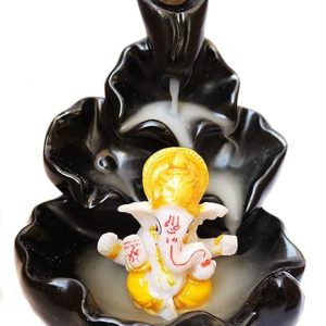 Ganesha Smoke Fountain Cone Holder Showpiece