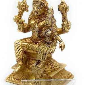 Bhunes Brass Vishnu And Laxmi Idol