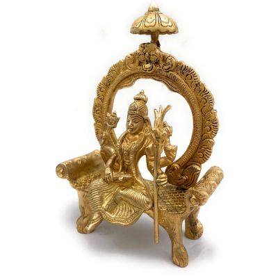 Bhunes Raja Rajeshwari Peetha Prabhavali Idol Gold, 19Cm, 1 Piece