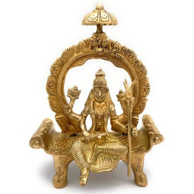 Bhunes Raja Rajeshwari Peetha Prabhavali Idol Gold,