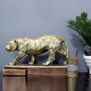 Attractive Metal Lion Home Decor Showpiece Gift Items for Living Room