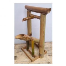 Handcrafted Japanese Style Bamboo Fountain for Home and Garden Decor
