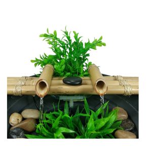 Handcrafted 2 Arms Bamboo Fountain