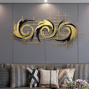 Black Golden Perfect Home Decor, Office Living Room Decoration-wall art