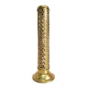 Brass Incense Dhoop Holder Cover with Ash Catcher
