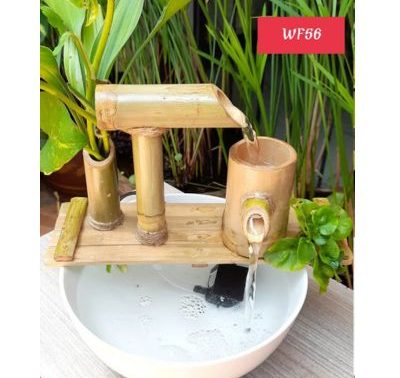 Handcrafted Mini Table Top Bamboo water fountain