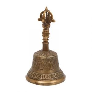 Handcrafted Tibetan Brass Hand Bell
