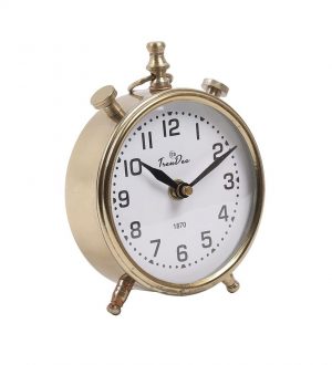 Table Clock in Gold Finish