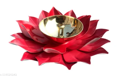 Brass Lotus Kuber Diya Gift & Home Decor