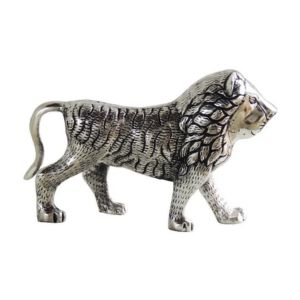 Handcrafted Aluminium Lion Showpiece