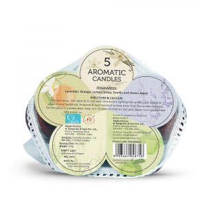 Aroma Candles (Brown) (Set of 5)