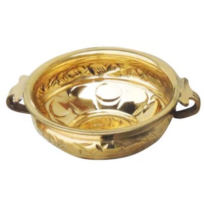 Brass 8-Inch Designed Traditional Urli