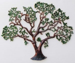 Handcrafted Aluminum Tree for Gifting and Wall Art