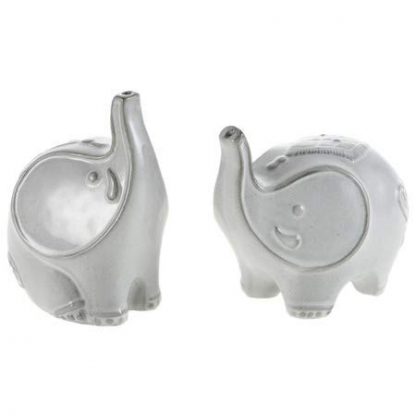 Ceramic Elephants White Shaker