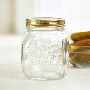 Glass Vintage Jar – 250 ml, 3 Pieces, Clear