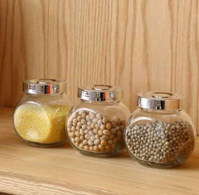 Glass Jars – 3 Pieces, Clear