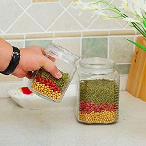 Glass Pickle Canning Food Storage Jar – 1500 ml, 1 Pieces, Transparent Clear