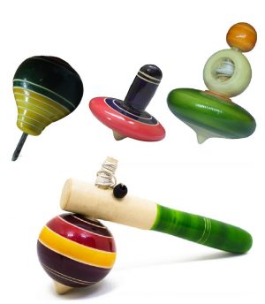 Channapatna Wooden spinning Top