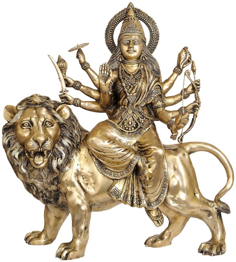 Brass Large Size Maa Durga Statue
