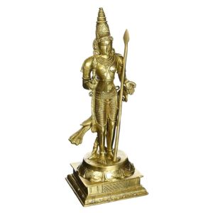 Brass Kartikeyan Murugan Peacock 16 Inches Idol/Statue