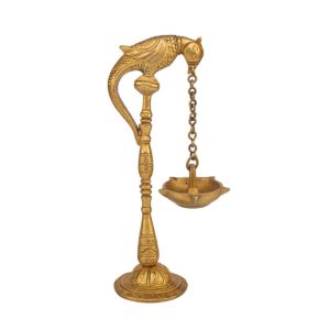 Brass Parrot Hanging Lamp