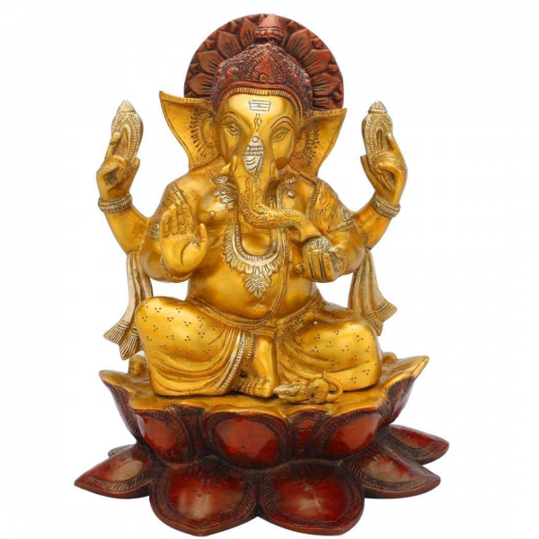 Ganesh Statue - Brass Idol