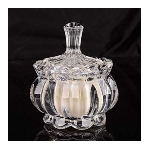 Candy Jar Set With Glass Plate