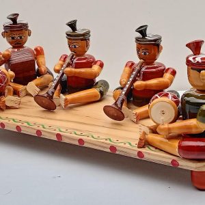 Handmade Wooden Etikoppaka Band Set
