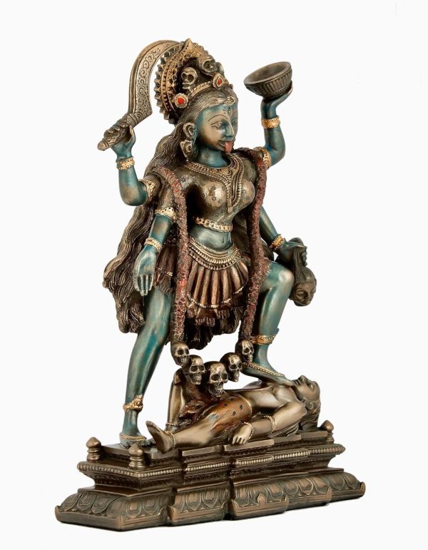 Kali Maa Standing On Shiva Chest 7.5 inches Statue