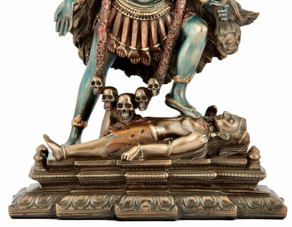 Kali Maa Standing On Shiva Chest 7.5 inches Statue