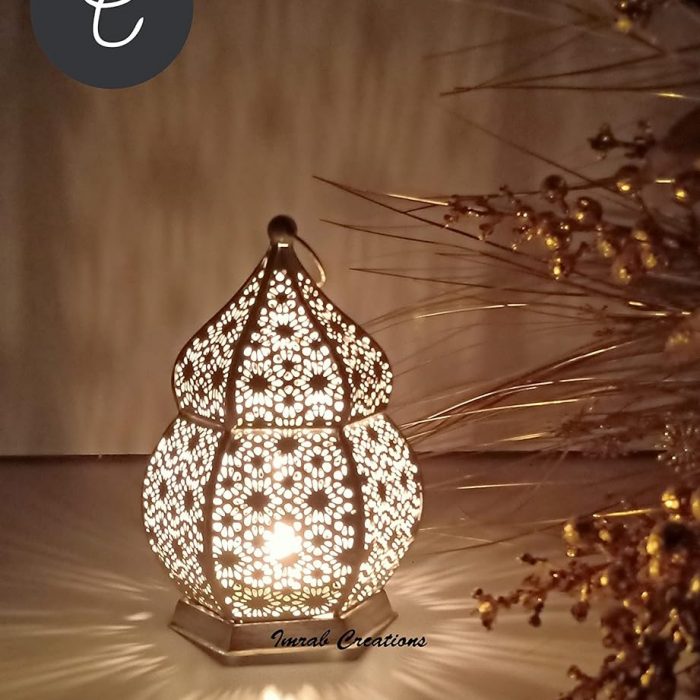 Decorative Rajasthani Lantern Style Matki Hanging Lantern, Lamp (Green)