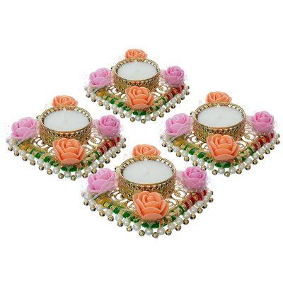 Decorative Flower Diya for Diwali  Decoration