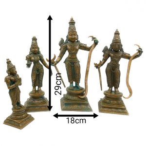 Bronze Ram Darbar set